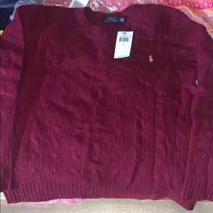 Ralph Lauren Women Cable-Knit Wool-Blend Sweater